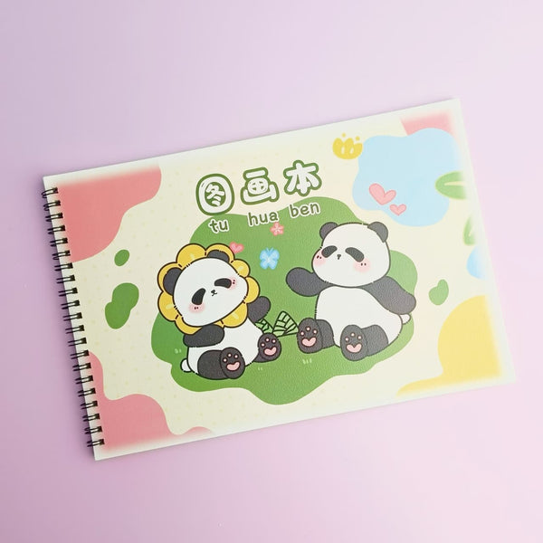 Funky Panda - Sketch Pad Style 2 + 1 FREEE STICKER SHEET