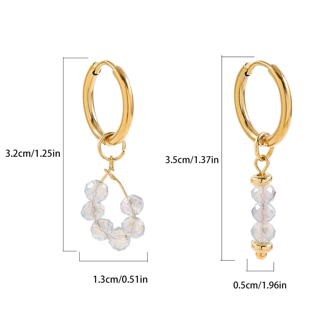 Classy Stone Gold - Earrings Style 5