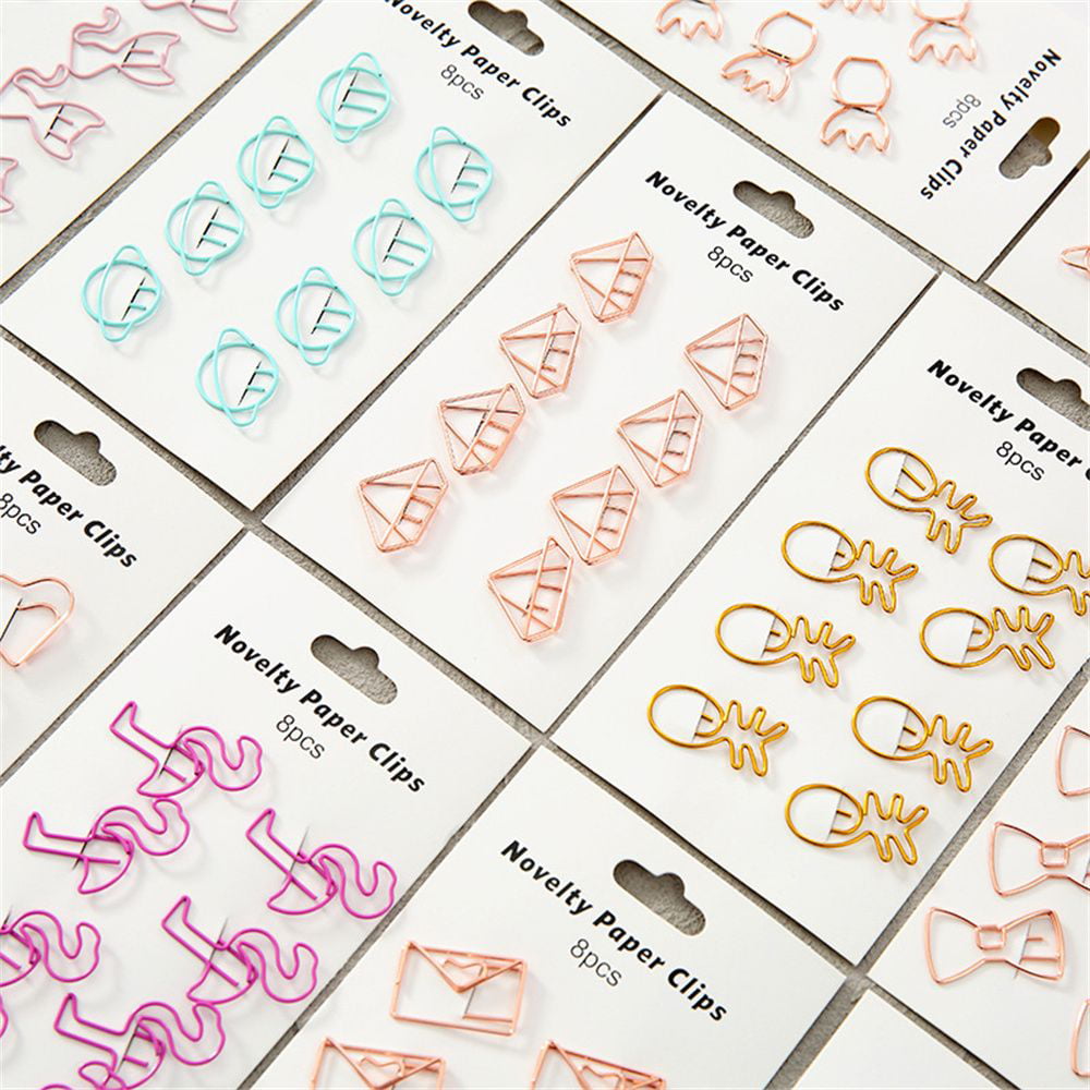 Novelty Set of 8 - Paper Clips