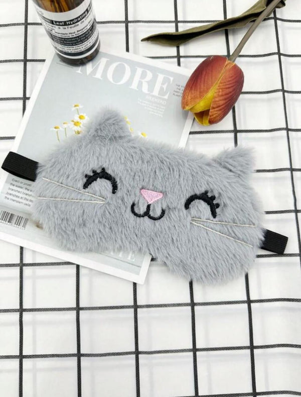Grey Cat - Eye Mask