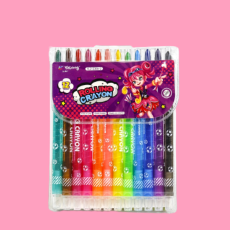 Yalong Rolling Crayons Set of 12