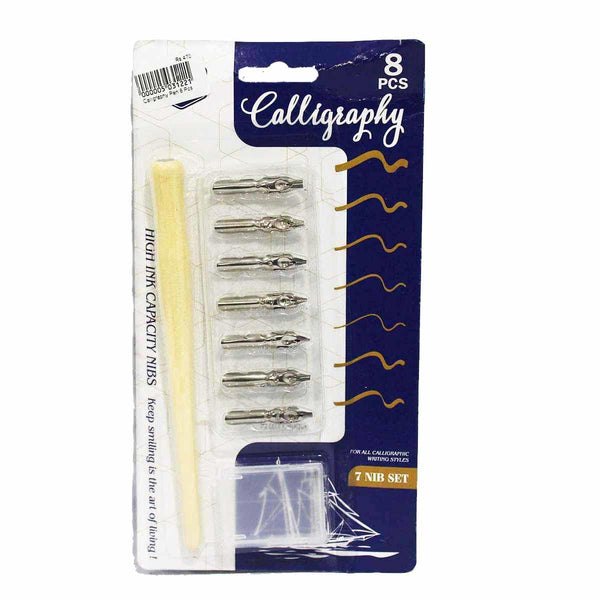 Keep Smiling Calligraphy Pen Set of 8