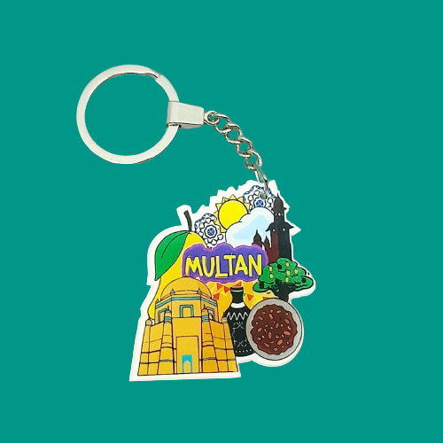 Multan  Acrylic - Key Ring