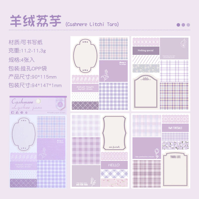 Midnight Thought Series - Stickers Set Of 4 Sheets