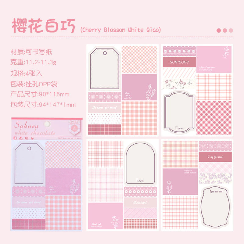 Midnight Thought Series - Stickers Set Of 4 Sheets