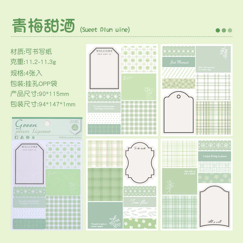 Midnight Thought Series - Stickers Set Of 4 Sheets