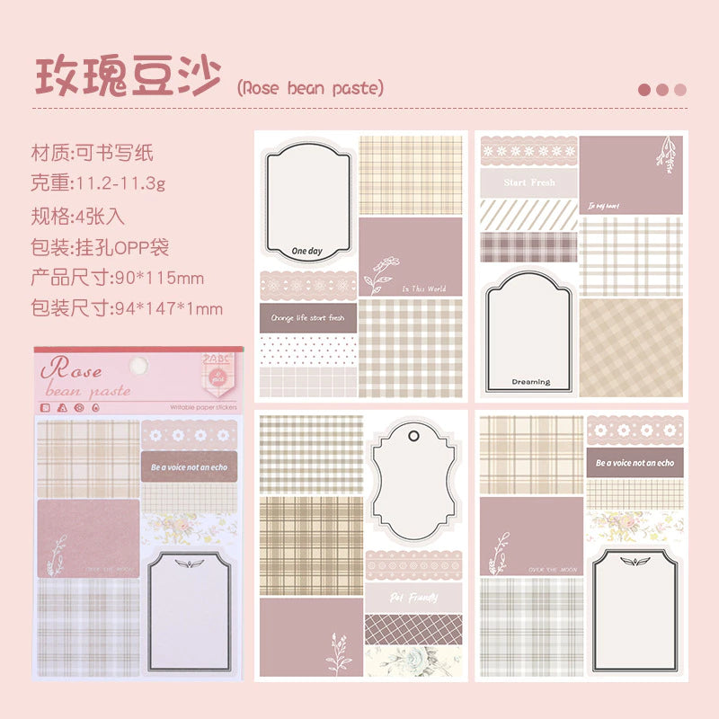 Midnight Thought Series - Stickers Set Of 4 Sheets