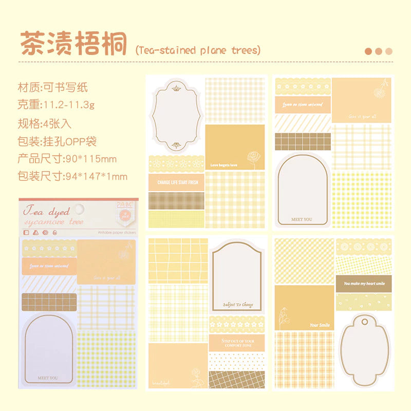 Midnight Thought Series - Stickers Set Of 4 Sheets