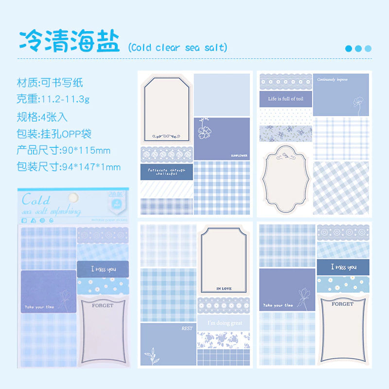 Midnight Thought Series - Stickers Set Of 4 Sheets