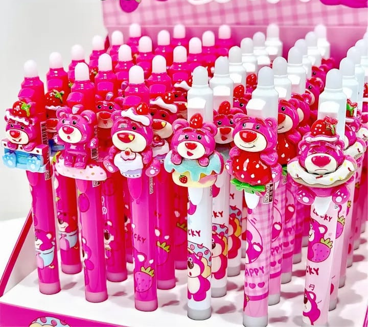 Pink Lotso Erasable - Press Gel Pen