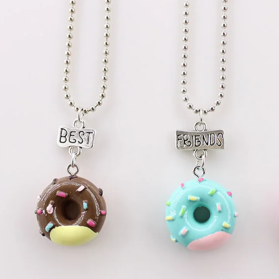 Donut Necklace (BFF) Set of 2 - Style 3