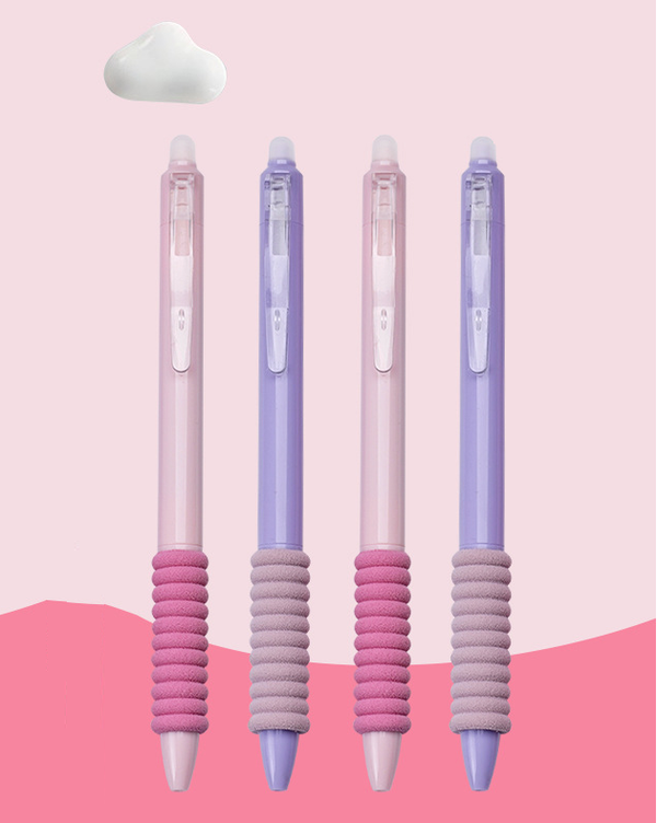 Pastel Color Erasable - Press Gel Pen Set of 4