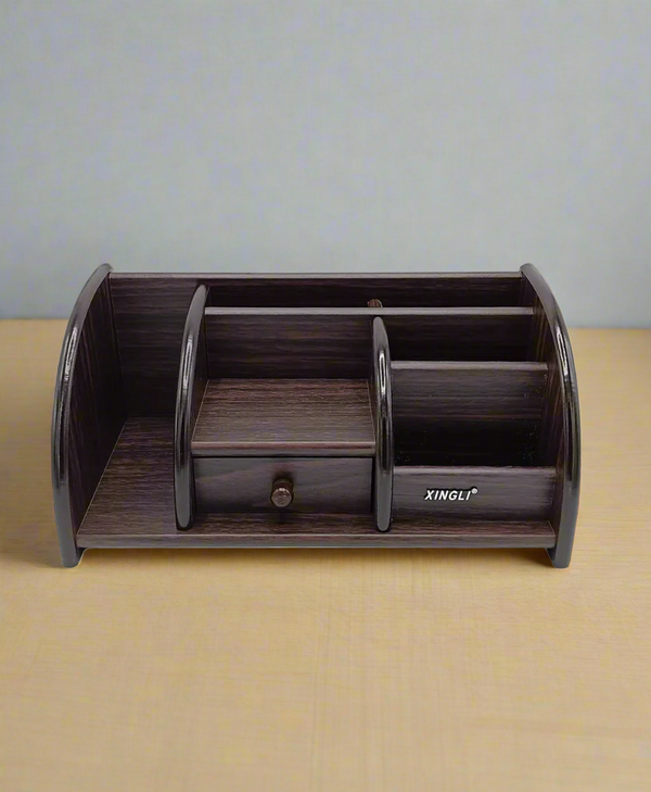 Luxury Series Multifunctional - Wood  Desk Organizer Style 4