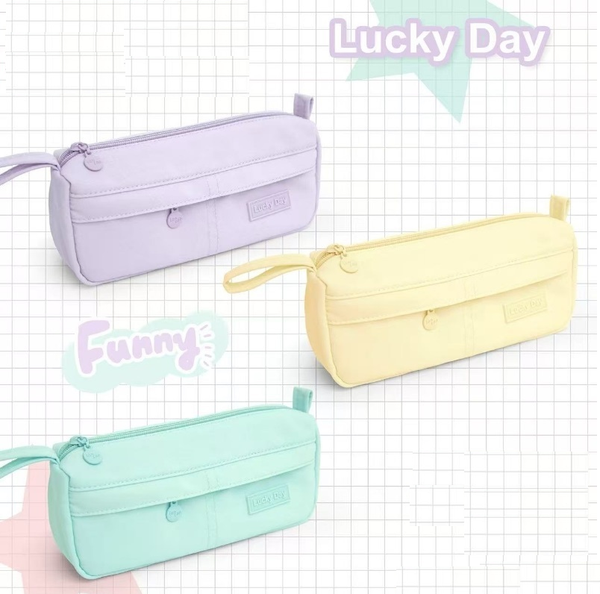 Lucky Day Premium 2 Zipper With Mini Pouch - Large Pouch