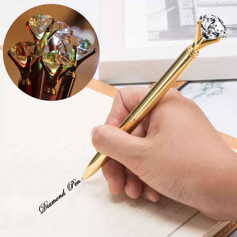 Gold Metal Diamond - Ball Pen