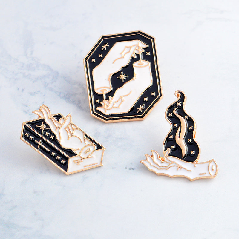 Magical Gesture Book- Enamel Pin