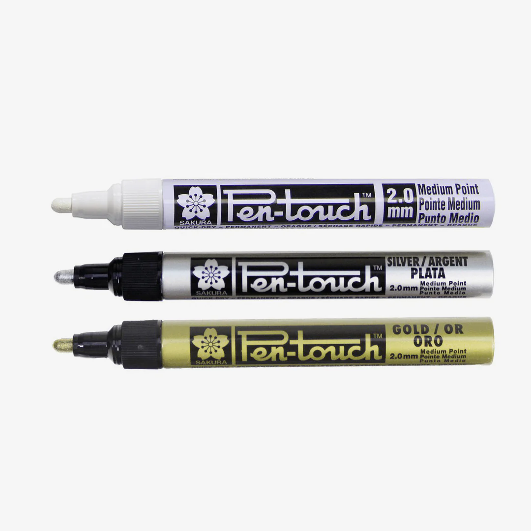 Sakura Pen Touch 2.0mm-Marker Set Of 3