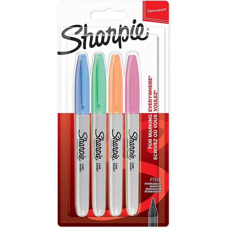 Sharpie Fine Point Permanent Markers Set of 4