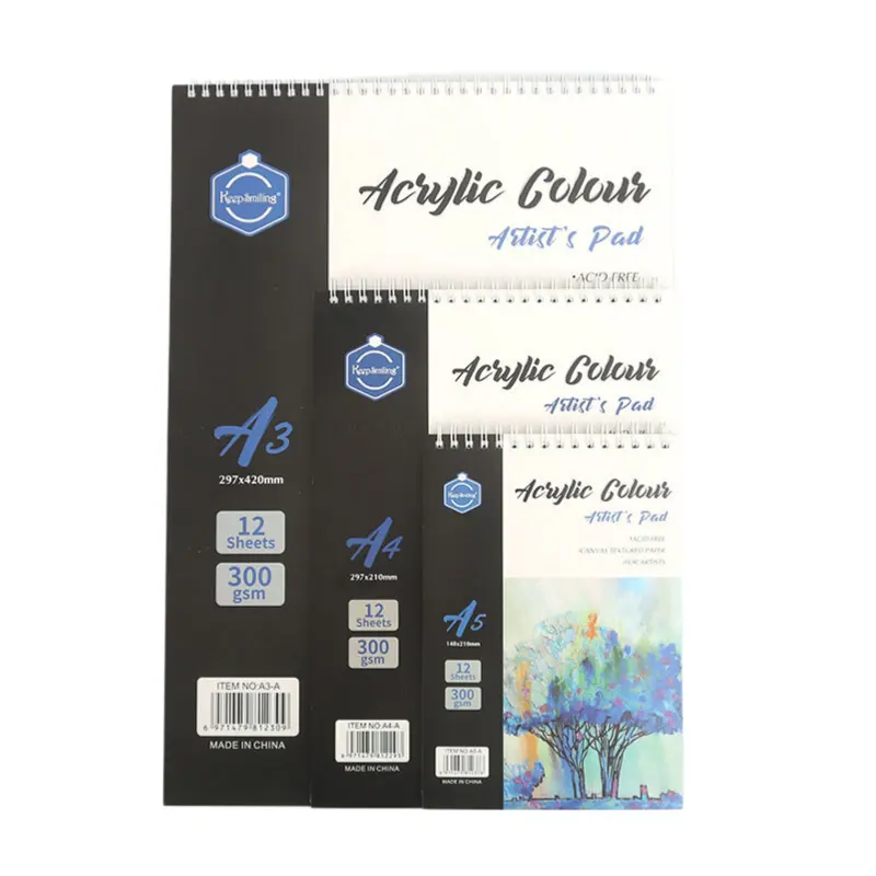 Artist Acrylic Color Artist Pad Sketch Book