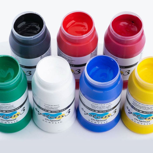Daler Rowney System 3 Acrylic Jars 250ml – Artist Quality