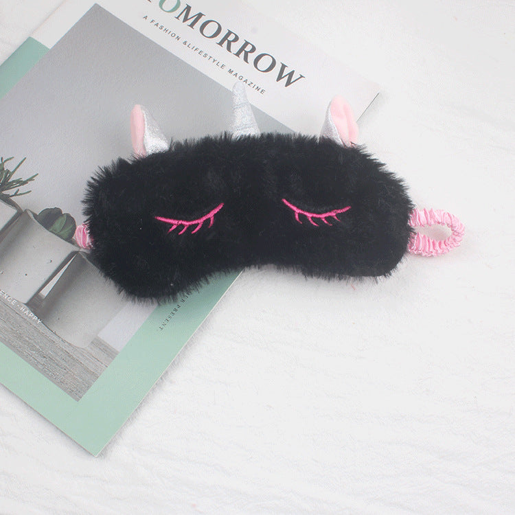 Unicorn Black - Eye Mask