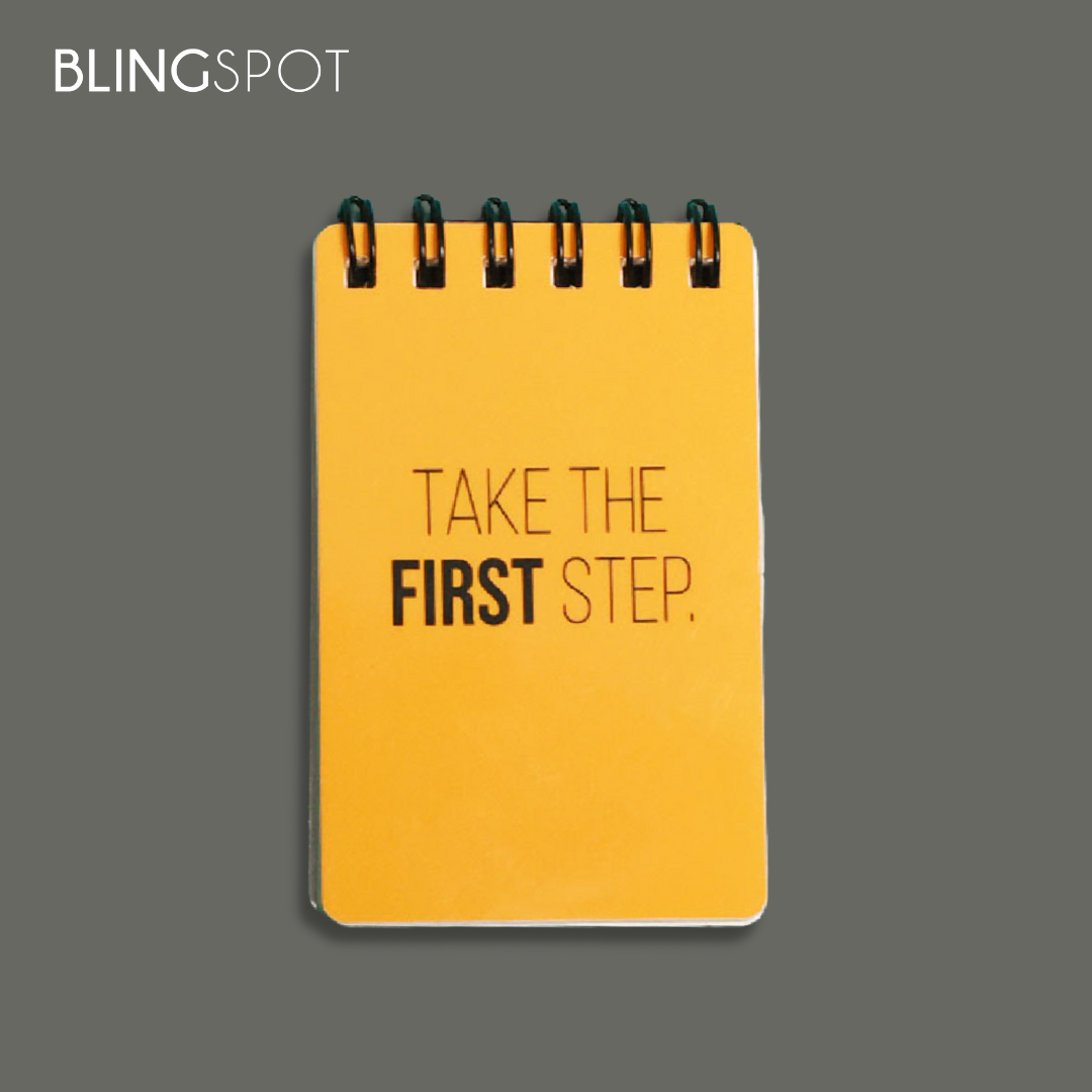Take The First Step - Mini Notepad