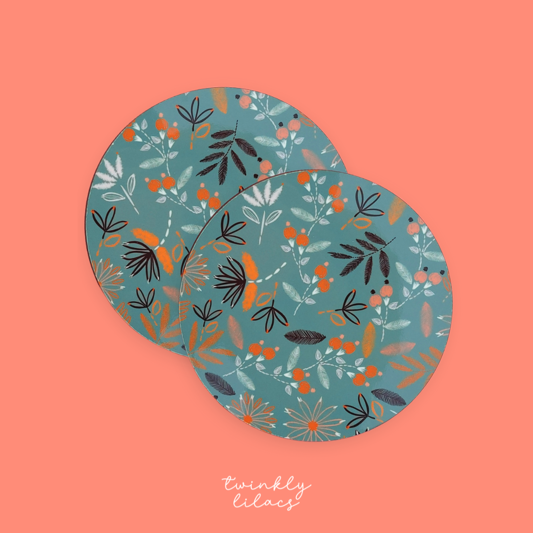 Floral Coaster 2