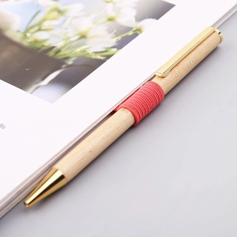 Leather Notebook Pen Holder - Style 2