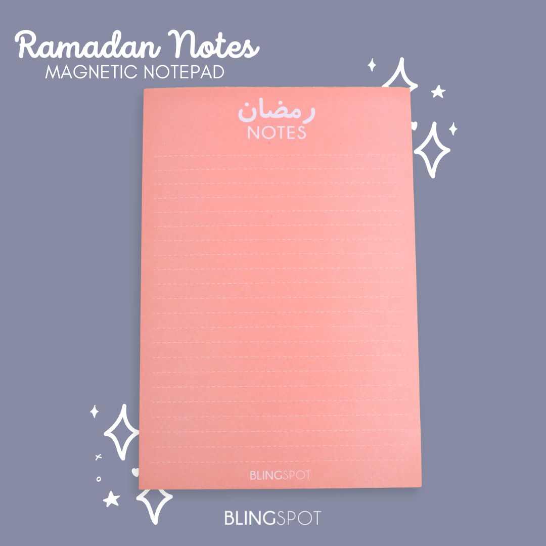 Ramadan Notes - Magnetic Notepad