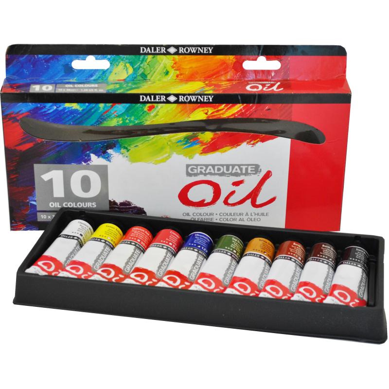 Daler Rowney - Graduate oil Selection set 10x38ml