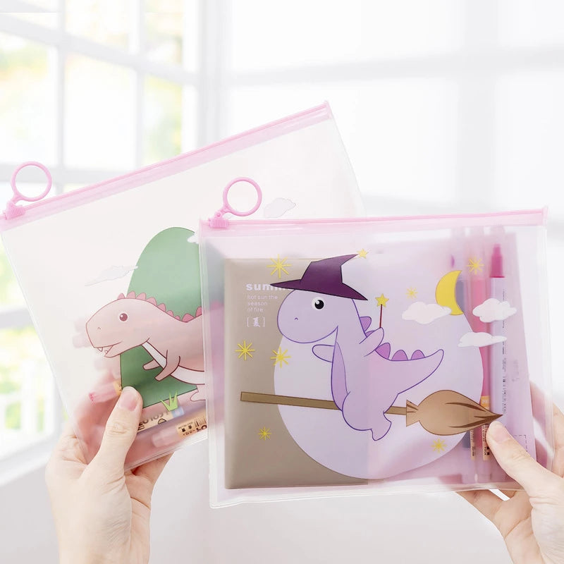 Dino  Animals Pencil Case Pouch Water Resistant