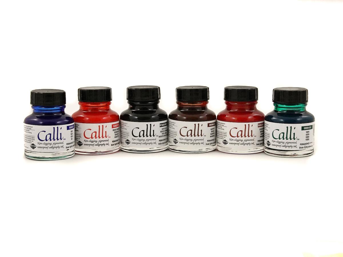 Daler Rowney Calligraphy Water Proof Ink 30 ml Bottle.