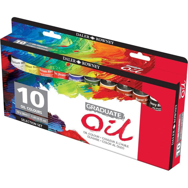 Daler Rowney - Graduate oil Selection set 10x38ml
