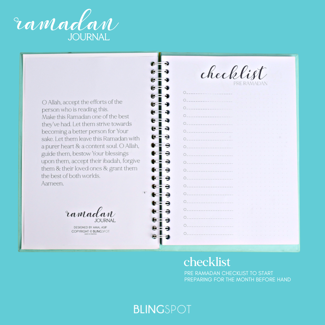 Ramadan Designer Planner - Coral Journal