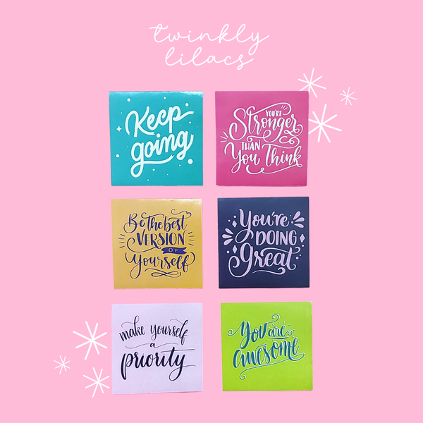 Self Affirmations - Sticker Pack 2