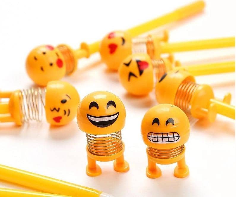 pen and heads emoji