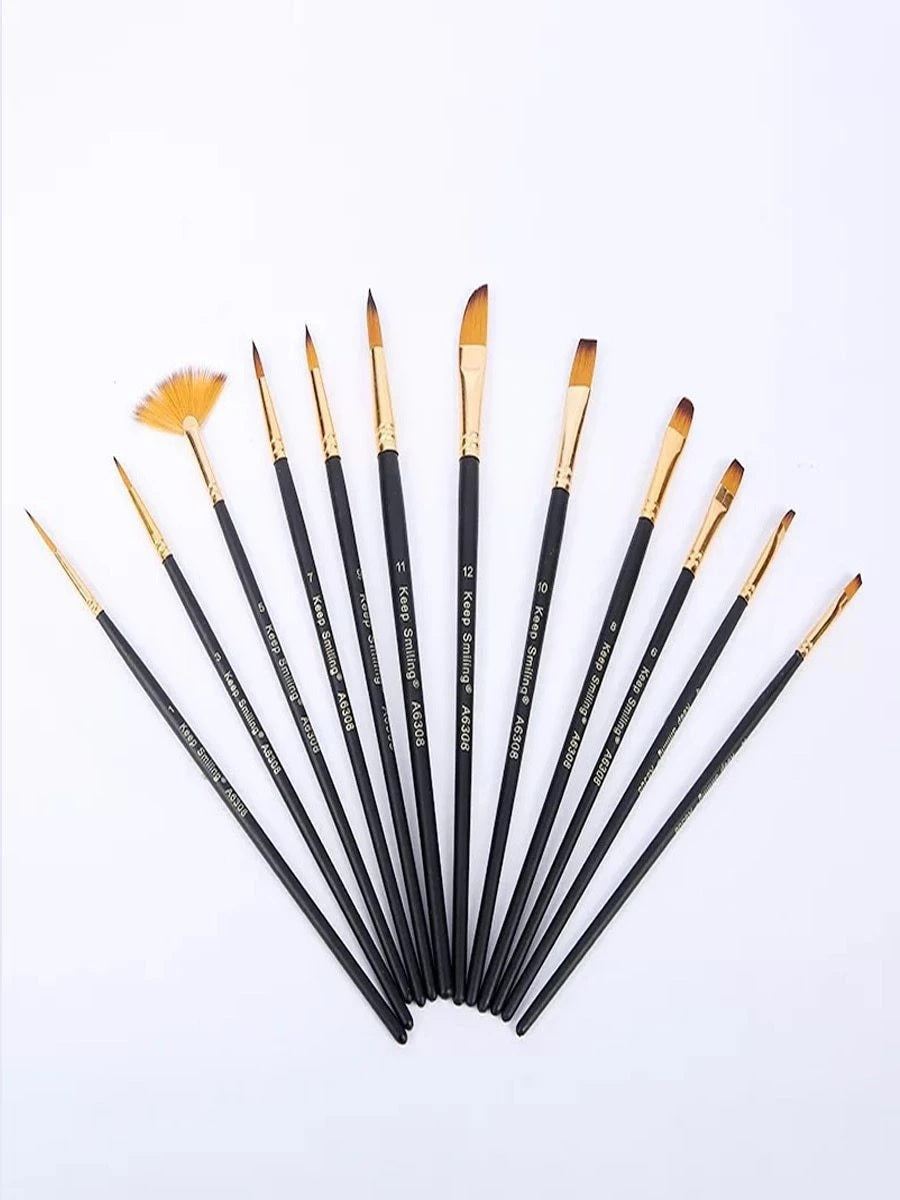 Artist Brush Set Of 12