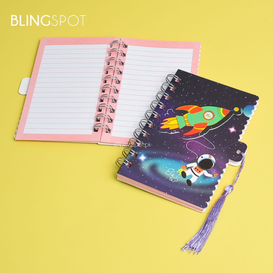 Astronaut Space Rocket Spiral -  Notebook / Journal