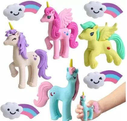 Unicorn Rainbow Eraser Set