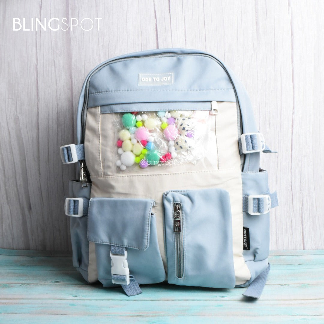 Basic Light Blue Style 2 - Backpack