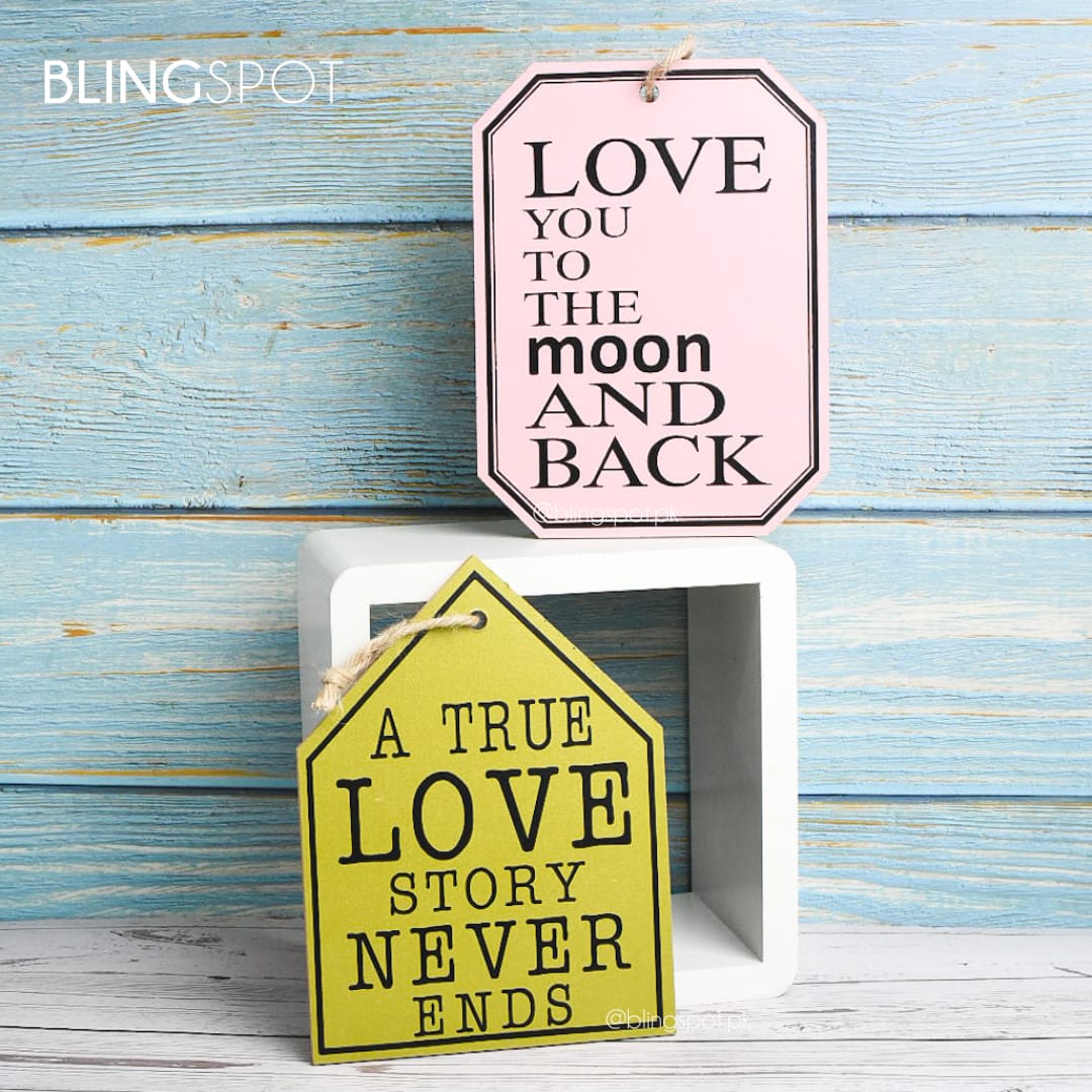 Love You To The Moon - Wall Hanging