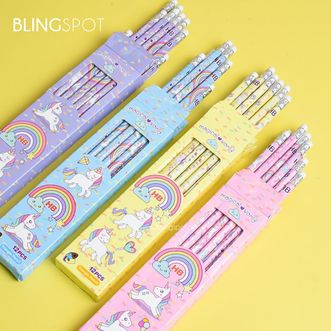 Unicorn - Pencil Set Of 12