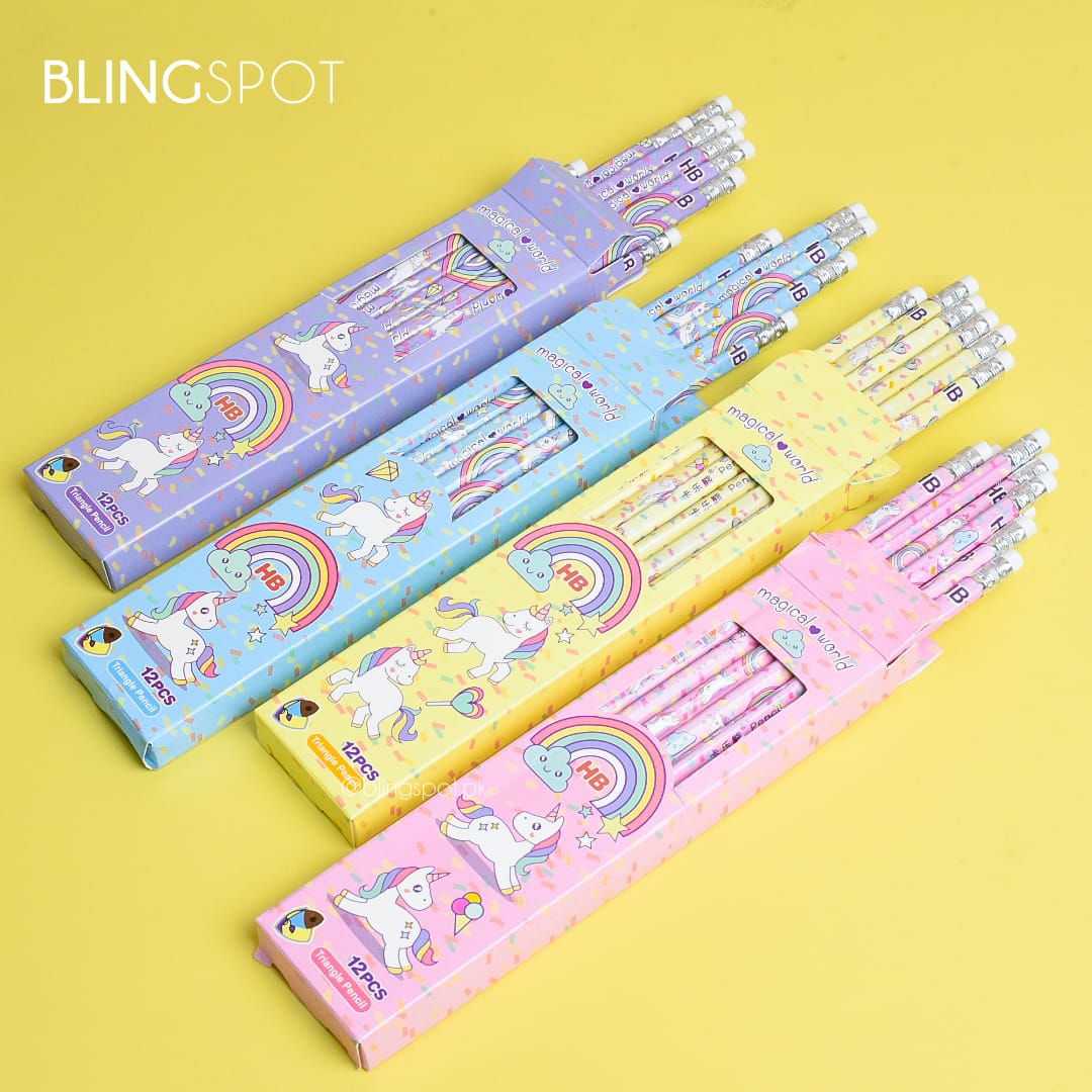 Unicorn - Pencil Set Of 12