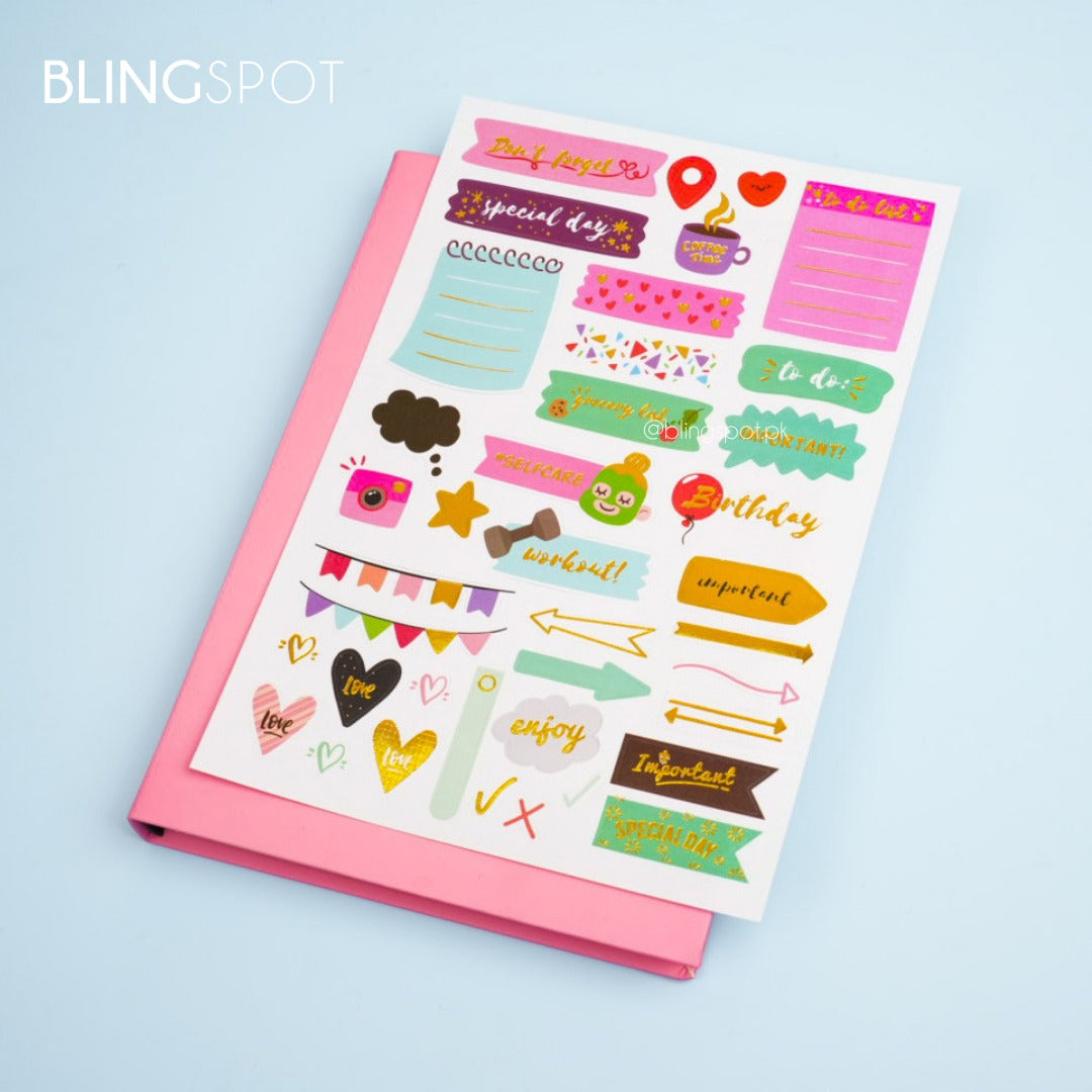 Monthly & Weekly Planner  Decoration Stickers - Style 4