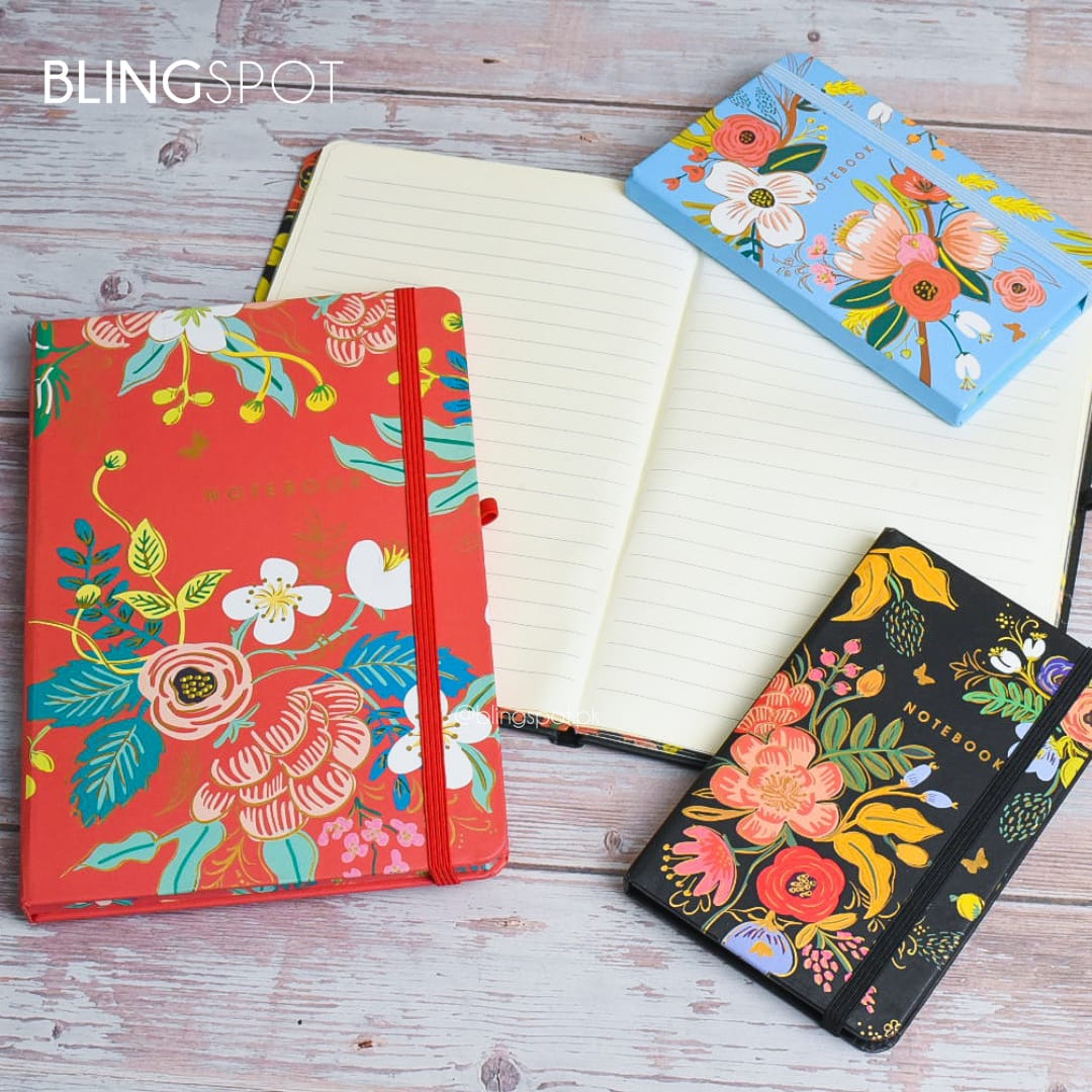 Floral Black Gold Foil - Journal