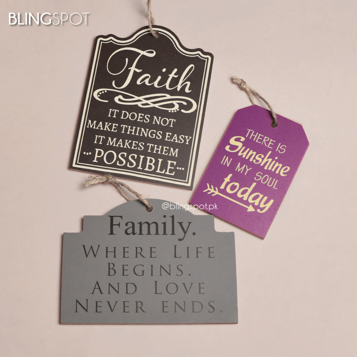 Family Where Life Begins  - Wall Hanging
