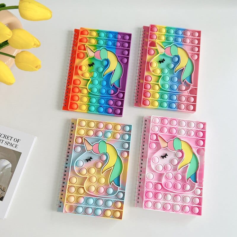 Unicorn Pop It - Journal