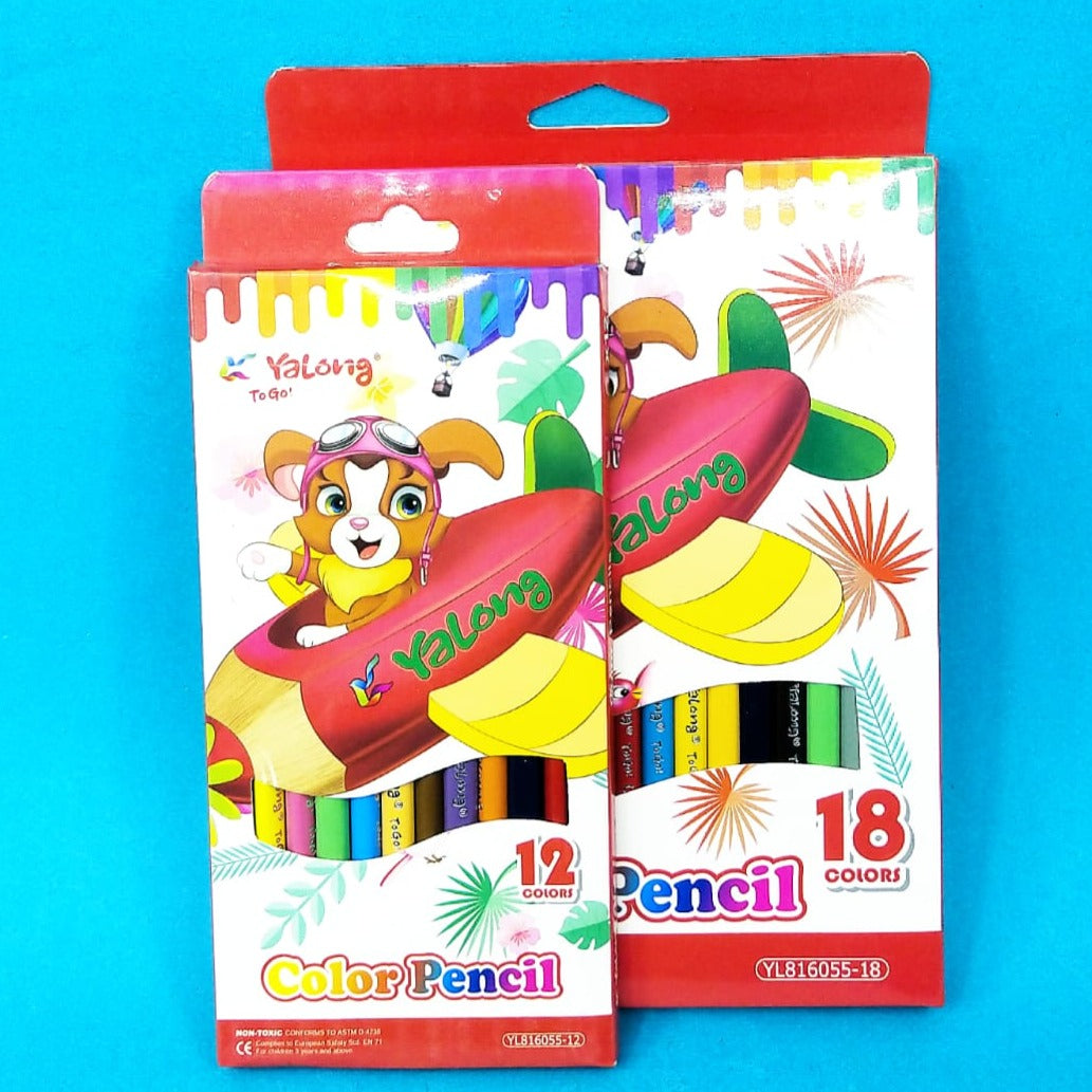 Yalong Color Pencils Set of 12 & 18