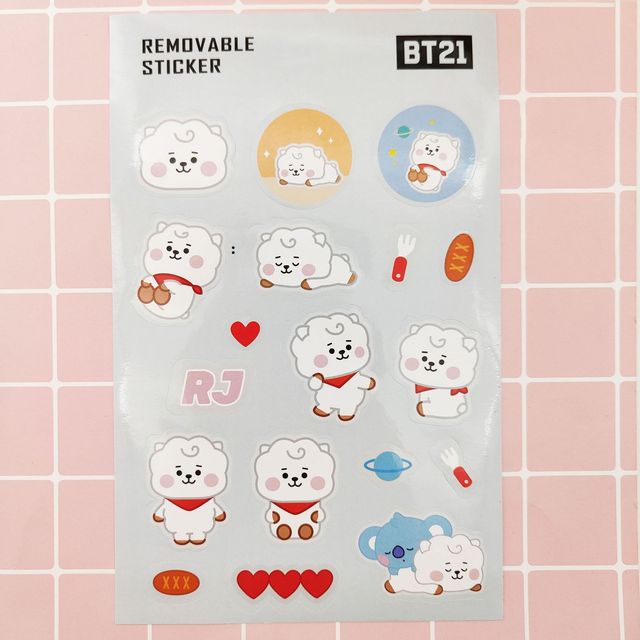 BT21 BTS Removeable Big Stickers