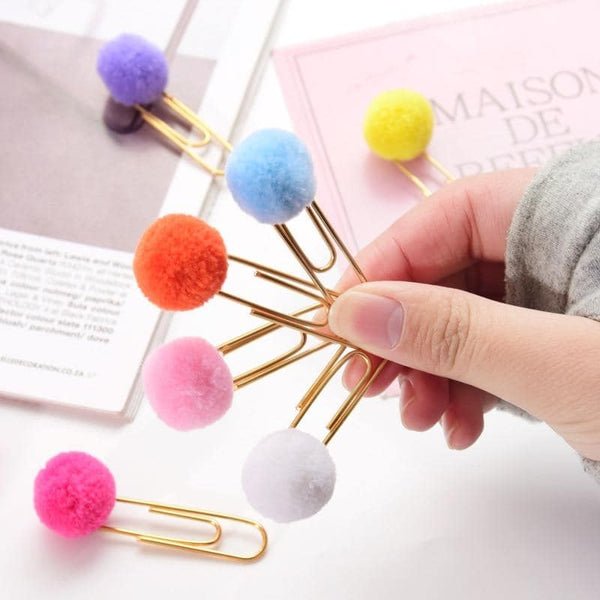 Candy Colors Golden Paper Clip Bookmark 